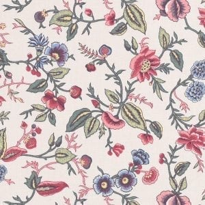 Oberkampf Petit (ecru, meekrap rood)