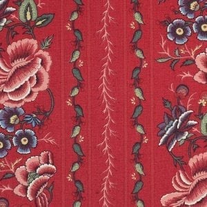 Oberkampf Border (meekrap rood)