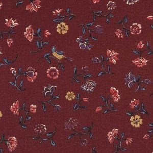 Bloemen uit het paradijs (bordeaux rood)