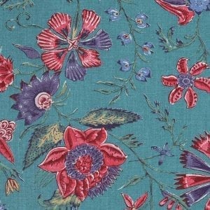 'Les Fleurs d' Inde' (antiek blauw)