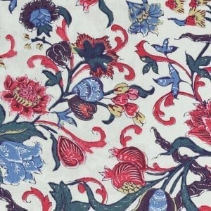 'Tulipes' (ecru, multi colour)